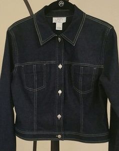 Beautiful Dark Blue Denim Jacket!